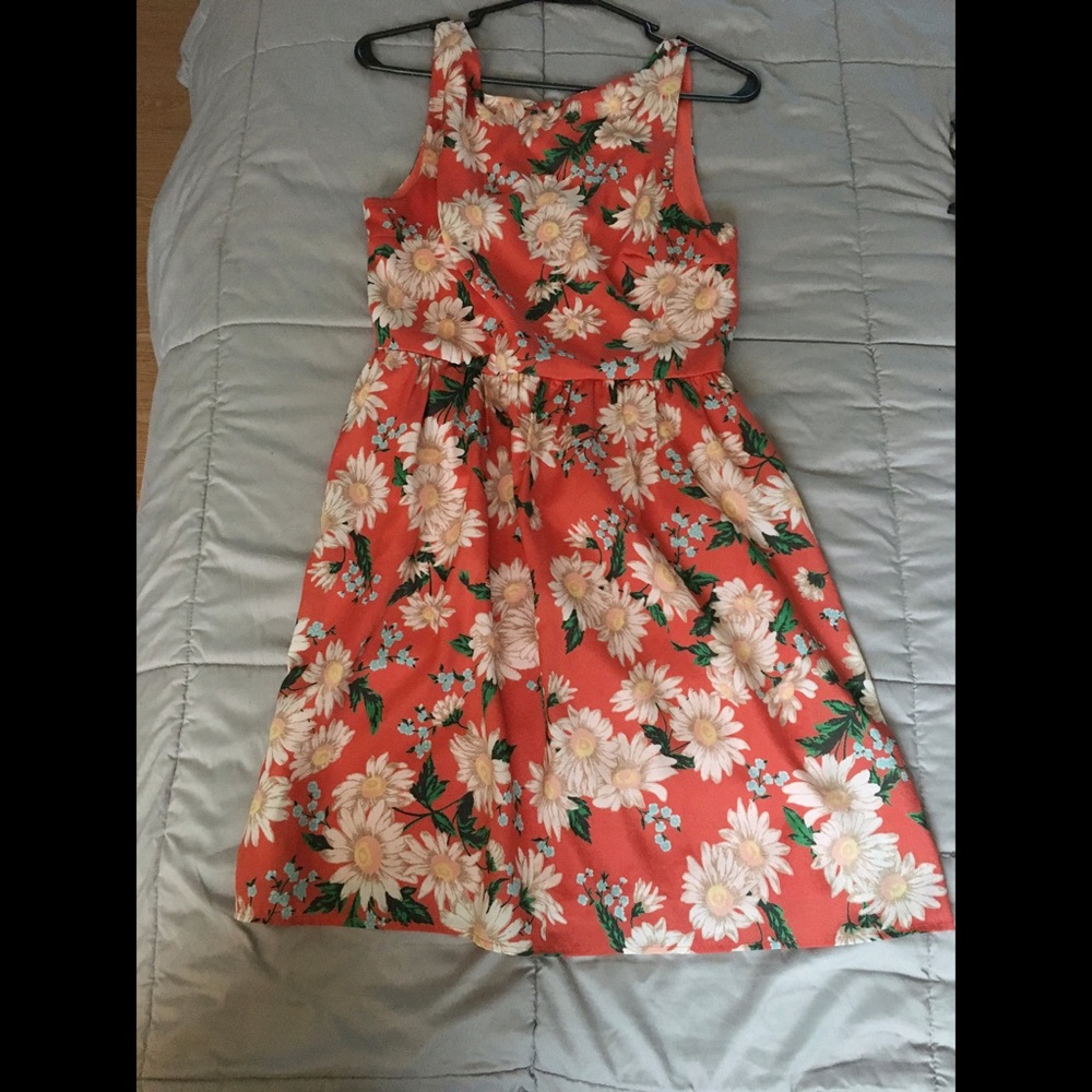 Spring floral A-line sundress